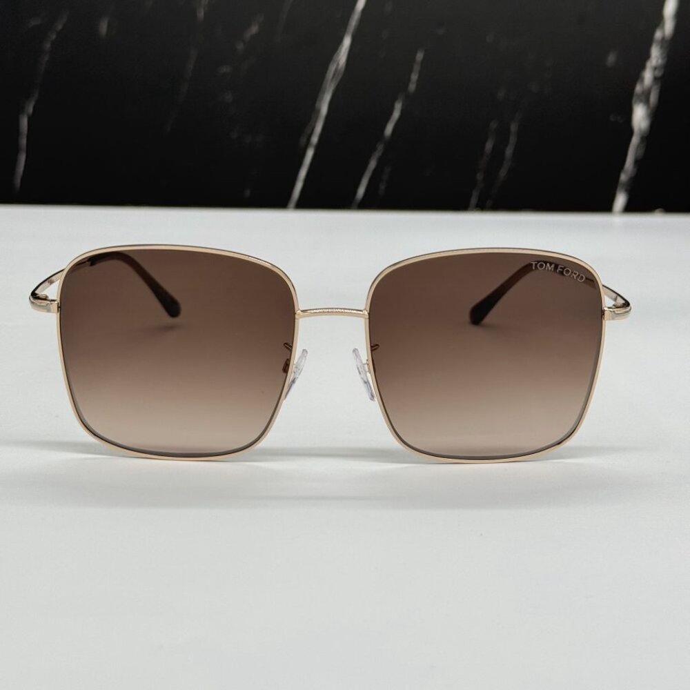 NEW TOM FORD TF894/K 28F WOMEN SQUARE SUNGLASSES TOM FORD FT0894/S 28F - Picture 3 of 11